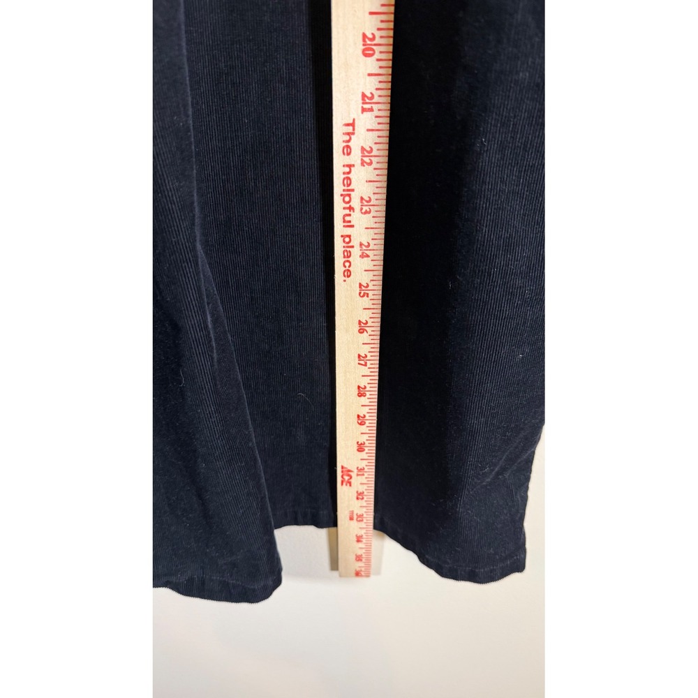Thought Black Corduroy Button Front Long Sleeve Shirt Dress Size‎ 14 Sustainable - Picture 4 of 9